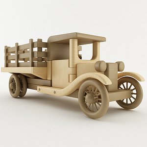 3D toy farm truck model