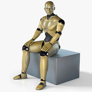 Male Robot Rigged