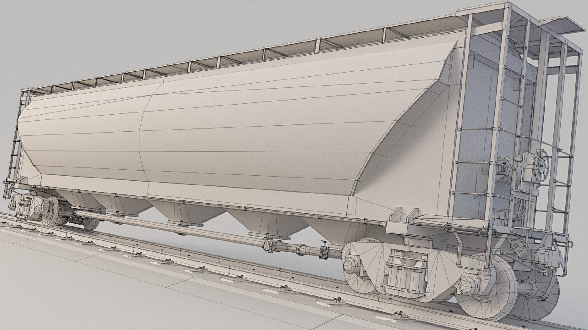 3D Train Hopper Gpfx - TurboSquid 1524275