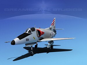 3d skyhawk douglas a-4 a-4d