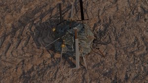 3D pack 10 swords assets model