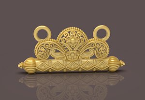 Designer Matt Pendant - 0102 3D model