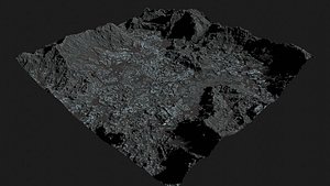 3D Rocky lunar soil