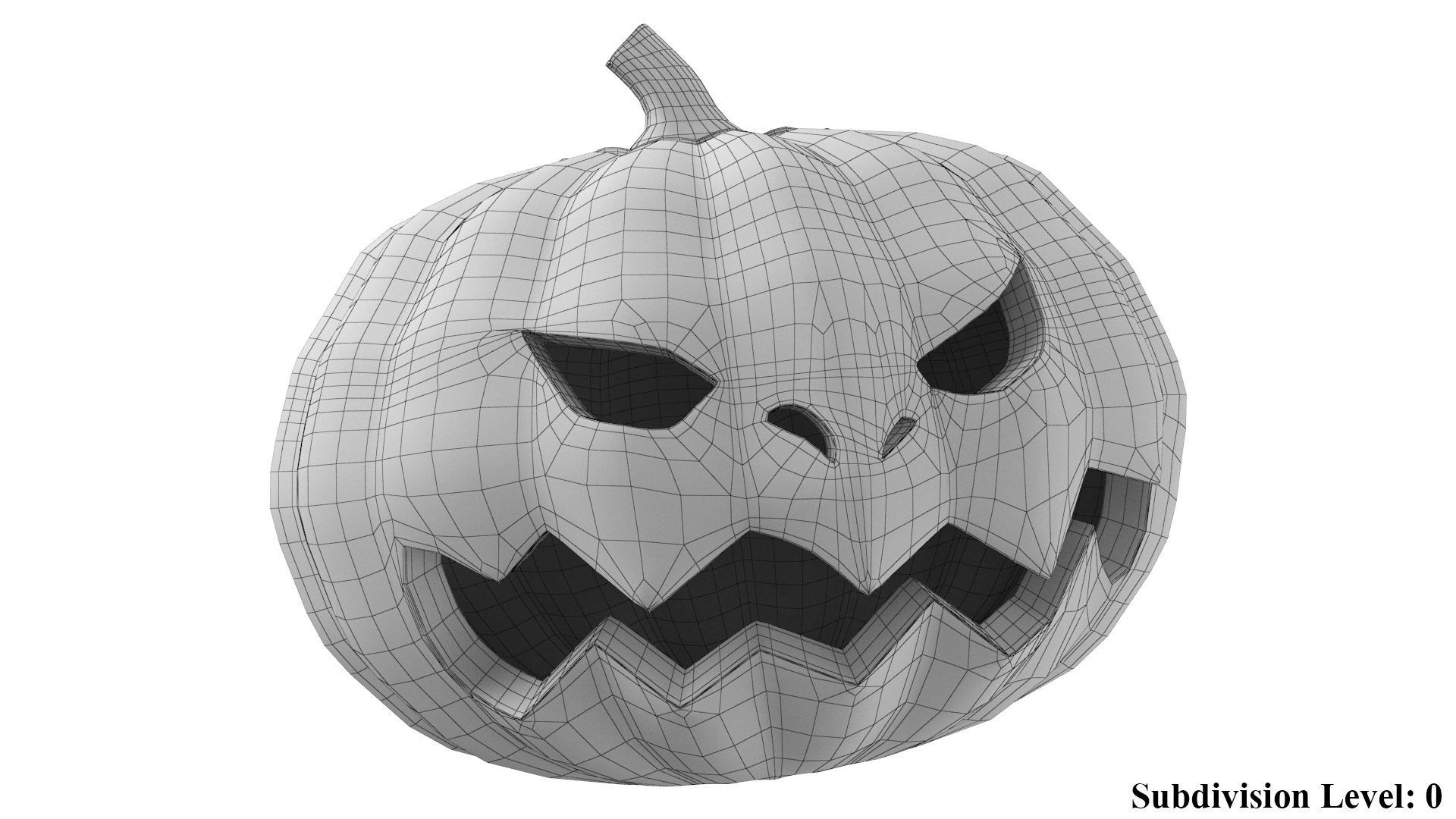 Real halloween scene 3D model TurboSquid 1447797