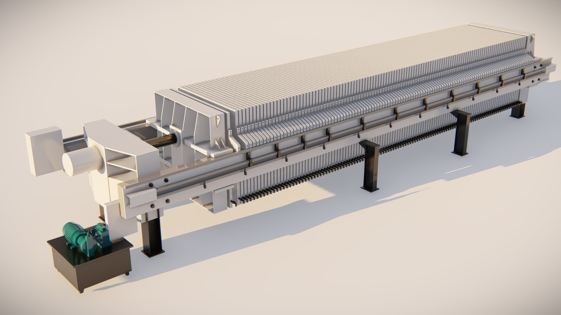 Filter Press 3D model TurboSquid 2060883