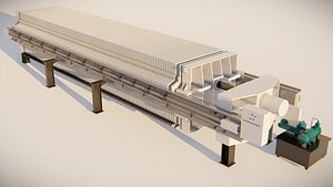 Filter Press 3D Model