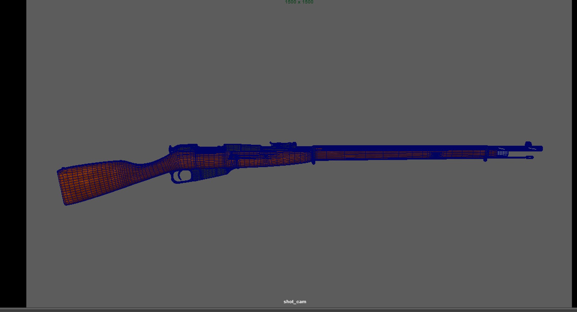 3D Mosin Nagant Bolt Action Rifle LowPoly Firearm Model - TurboSquid ...