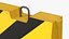 Warning Zone Jersey Barriers - City Props