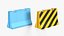 Warning Zone Jersey Barriers - City Props