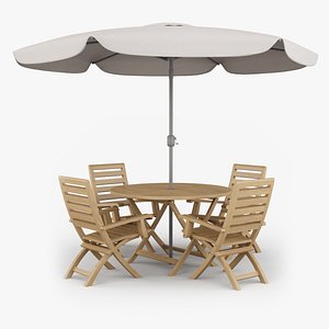 5 Piece Dining Set 3D model
