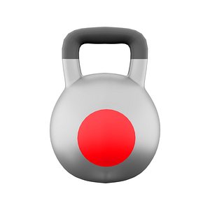 3d sports kettlebell icon