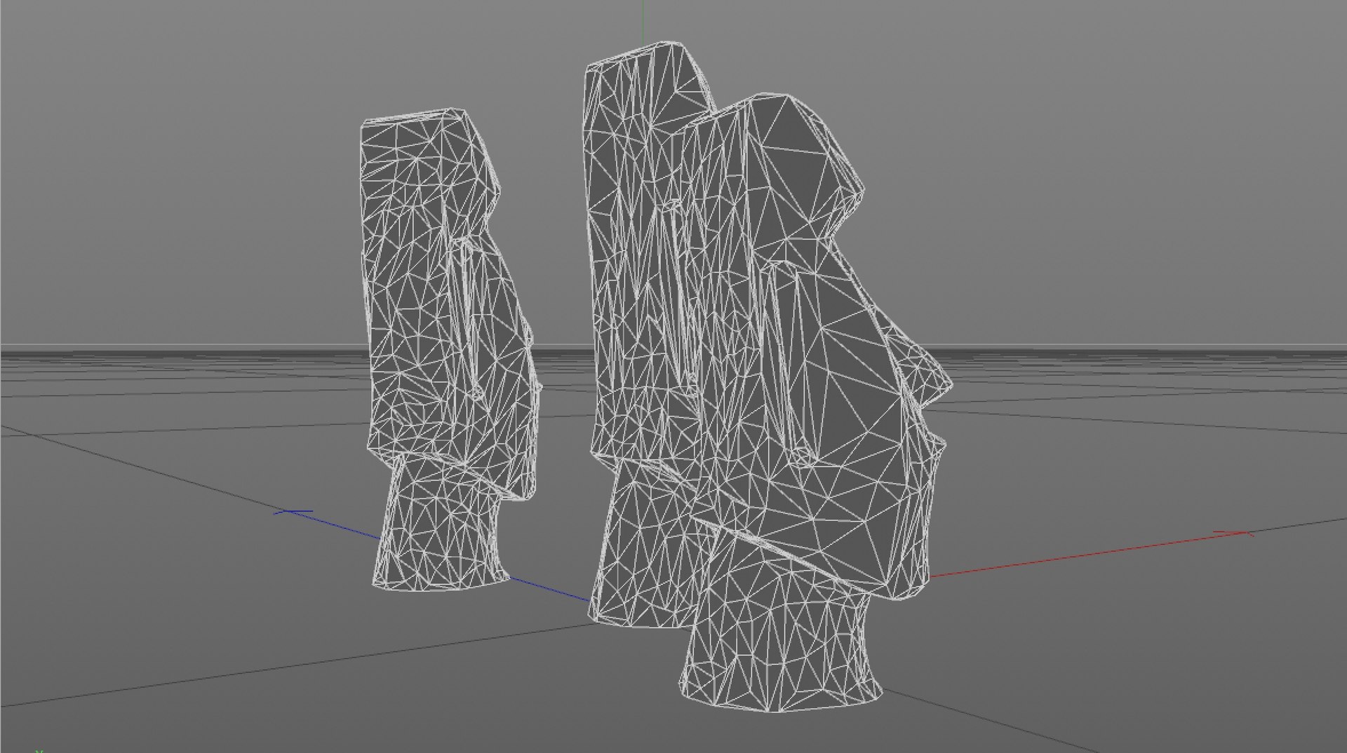 Easter Island Moai Heads 3D - TurboSquid 2030311