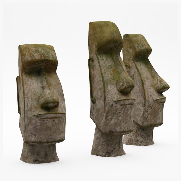 Easter island moai 3D model - TurboSquid 1429409