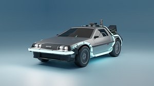 Delorean Time Machine 3D Models for Download | TurboSquid