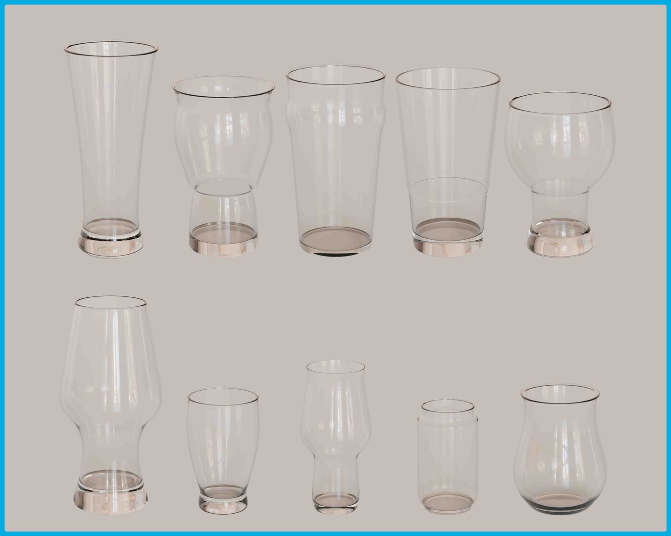 GlassWare Bundle -125 glasses- 3D model - TurboSquid 1899085