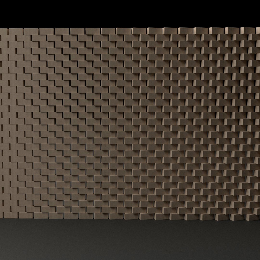 Parametric Brick Wall 3D Model - TurboSquid 2239520