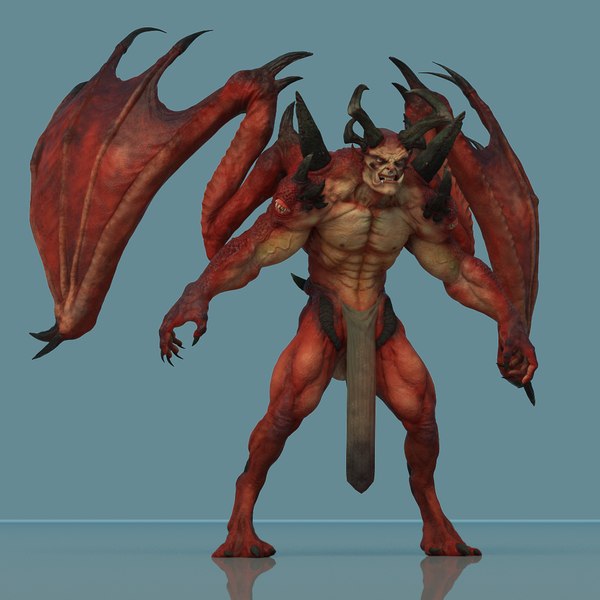 3D leo demon rig