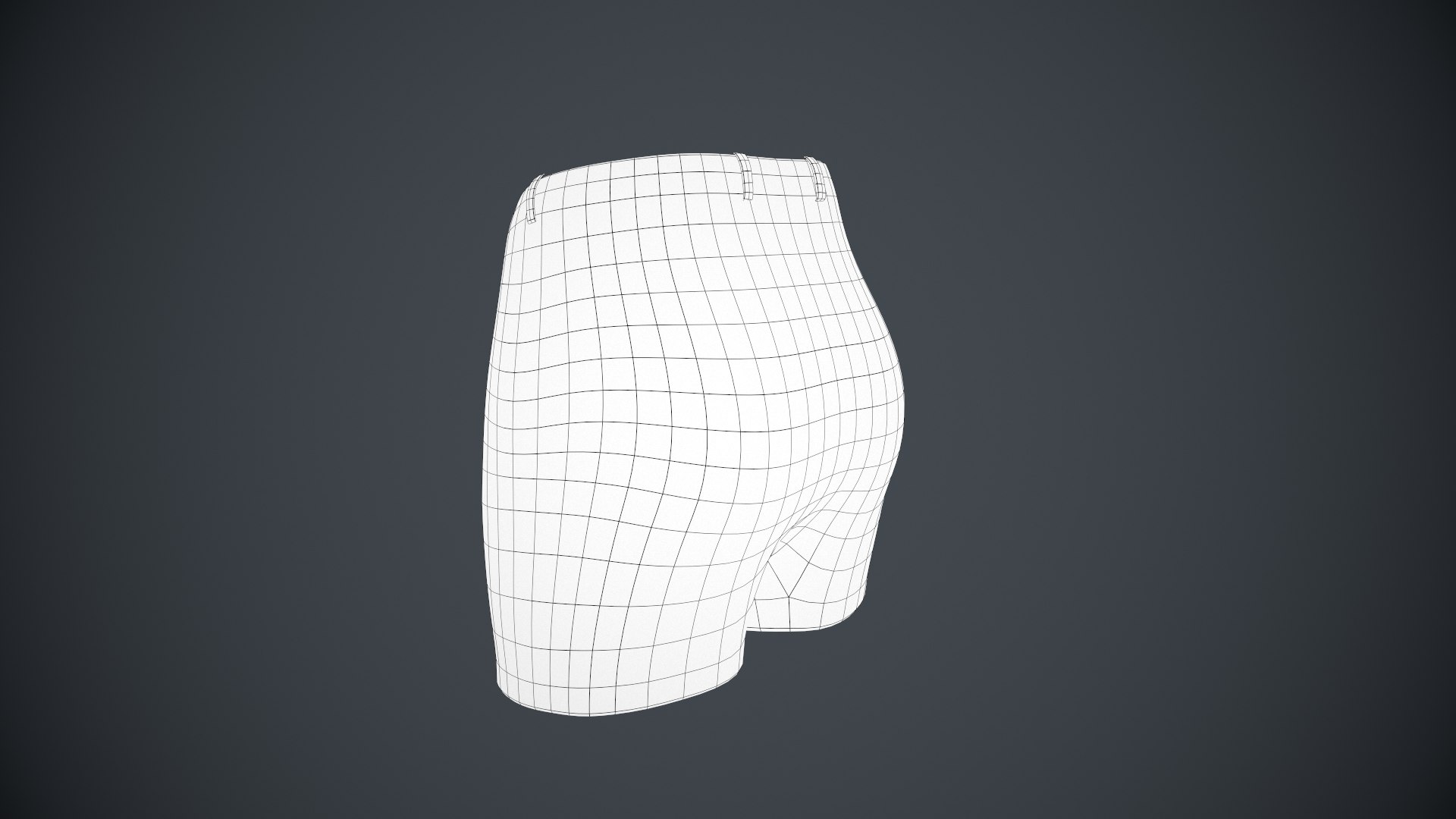 White Shorts Style 1 3d Model Turbosquid 1986878