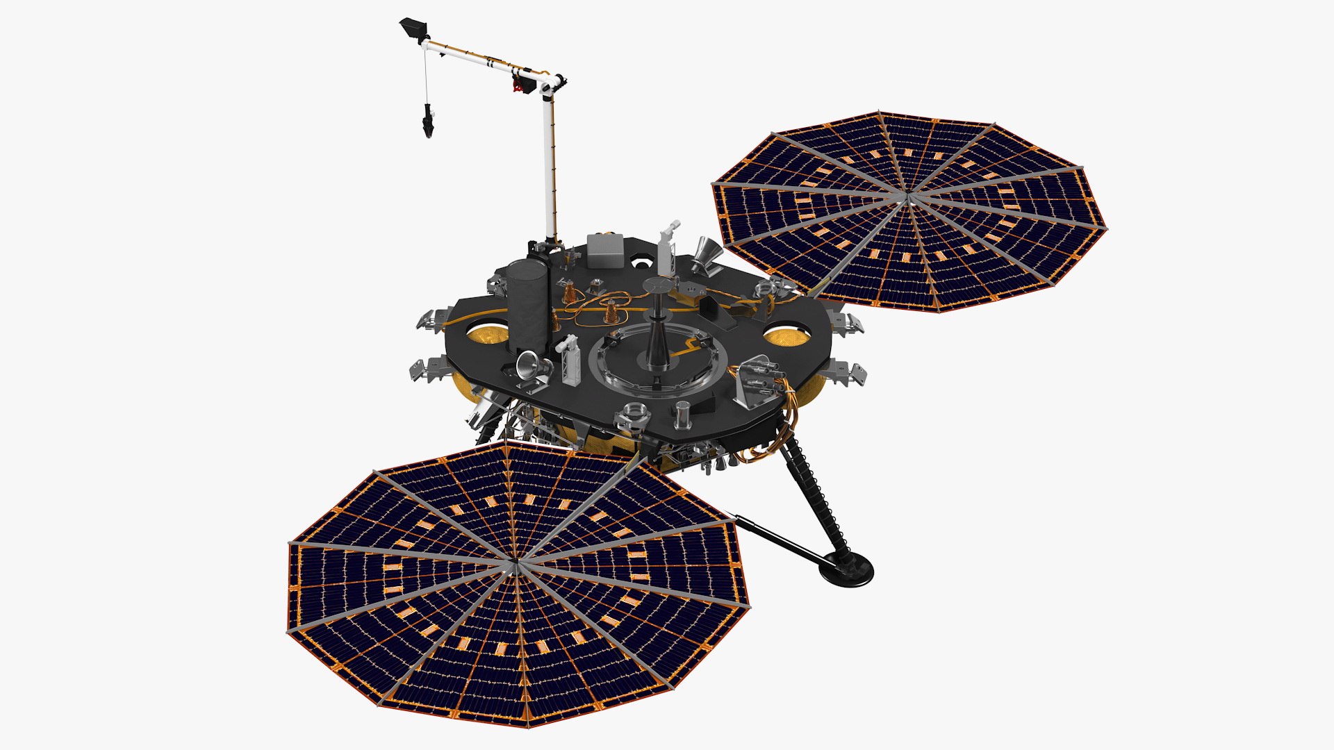 InSight Mars Lander 3D model preview