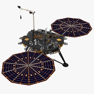 3D insight mars lander