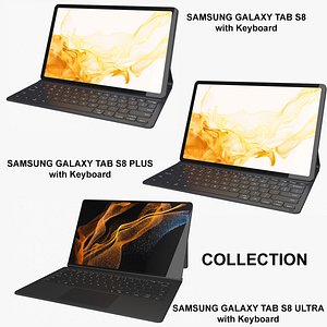 3D Samsung Galaxy Tab S8 Family Collection