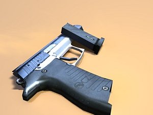 3ds max cz pistol