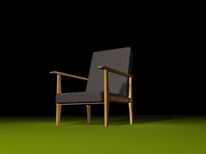 free armchair 3d model