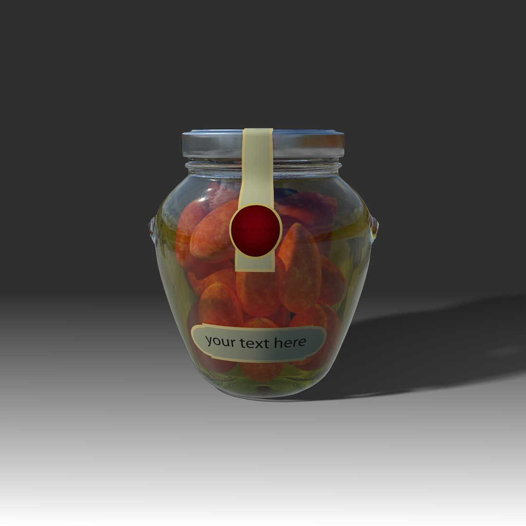 3dsmax salami oil jar