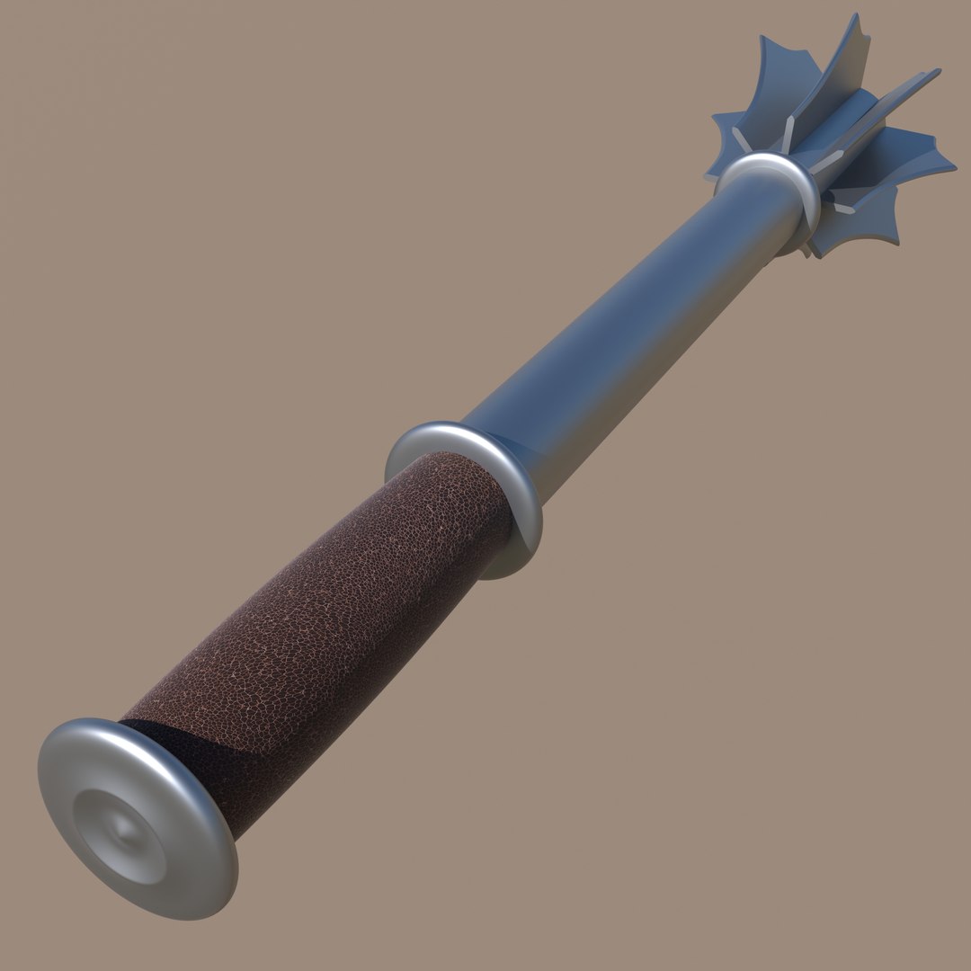 Steel Mace Club Blunt 3D TurboSquid 1651024