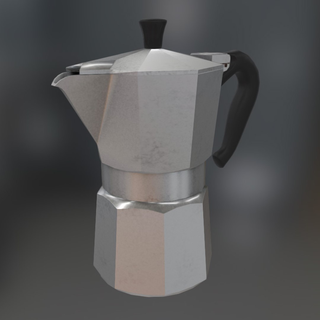 Italian Kettle 3d Obj