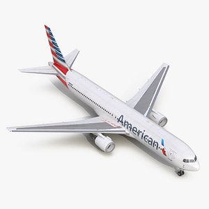 Boeing 767-300 American Airlines 3D Model