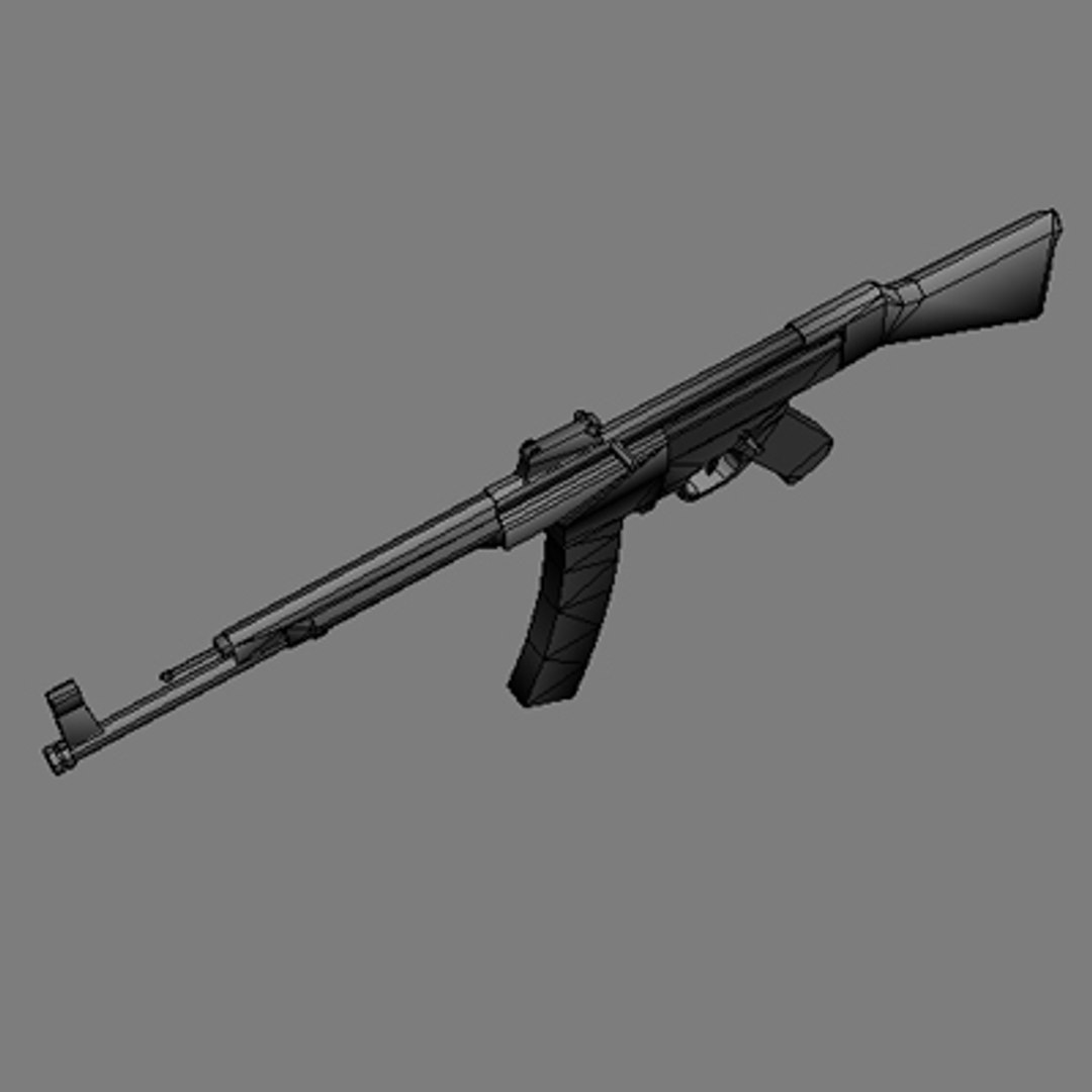 3d Mp44 Normal Maps Model