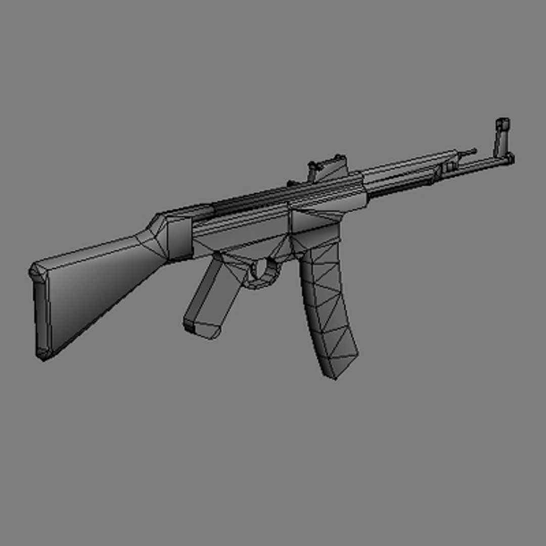 3d Mp44 Normal Maps Model