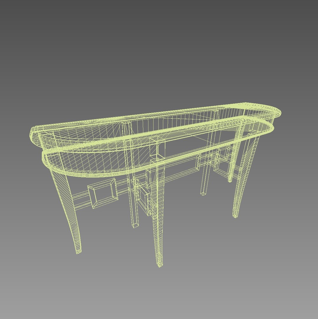 John Tokyo Console Table 3D Model - TurboSquid 1220430