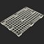 Reusable Plastic Pallet Green 3D Model