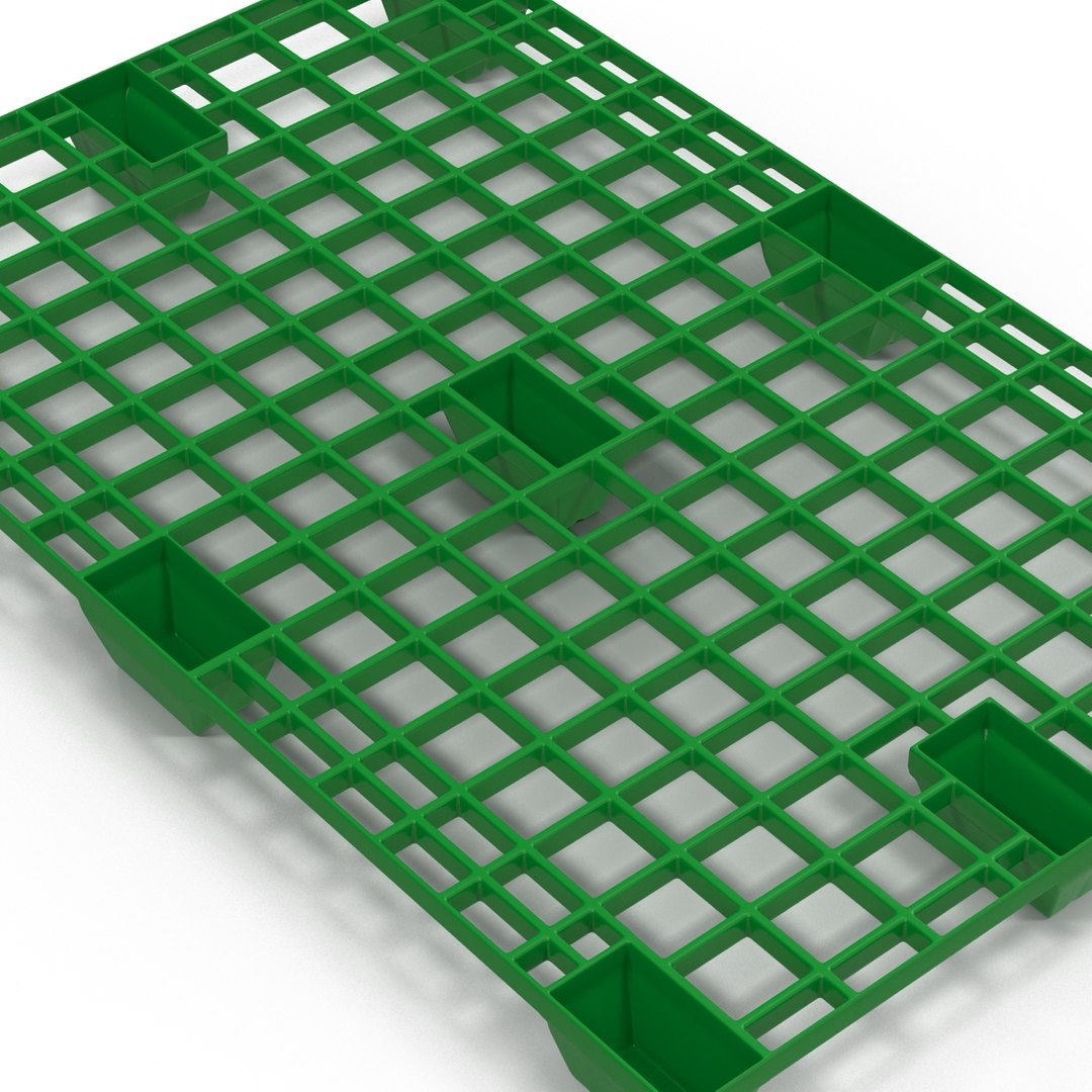 max plastic pallet 2 green