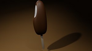 3D ice cream model