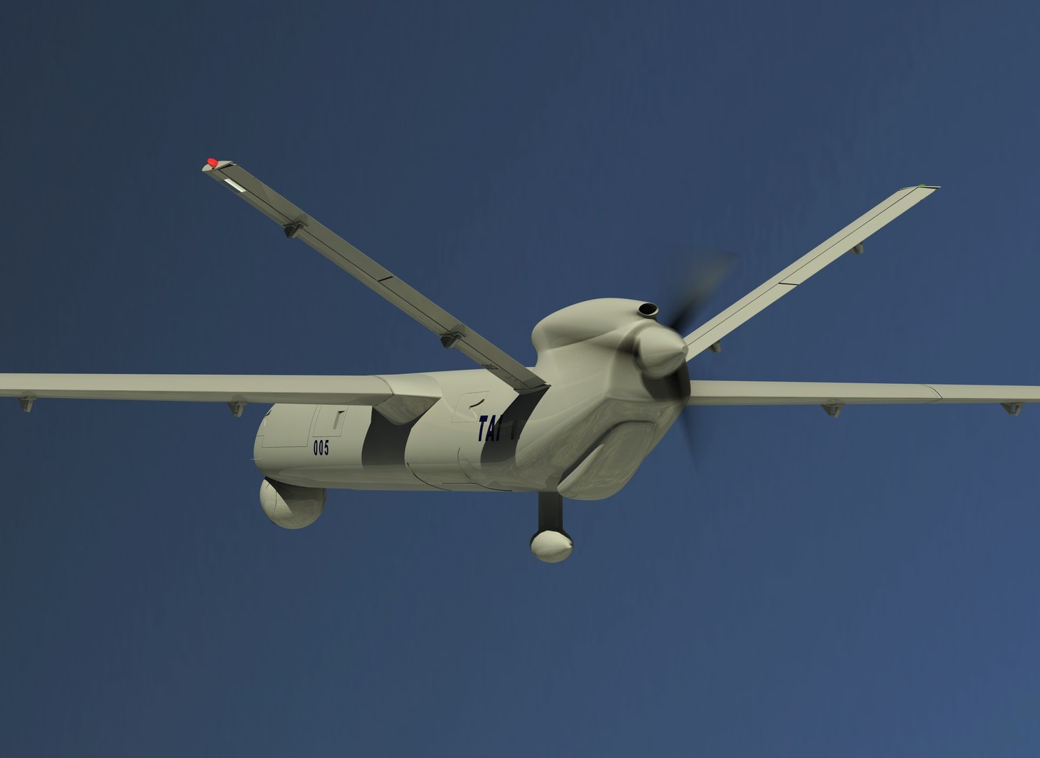 3d Model Unmanned Vehicle Uav Anka