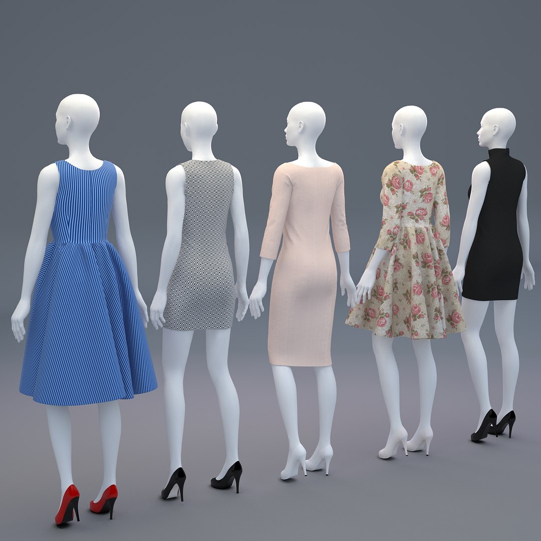 Mannequin woman cloth shop 3D - TurboSquid 1247787