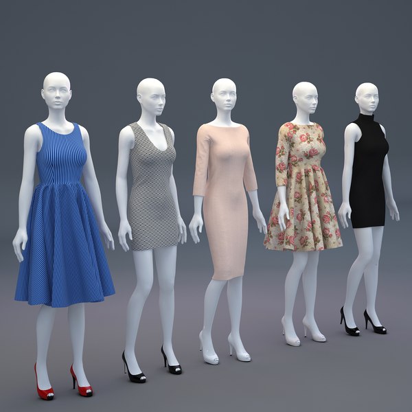 Mannequin Woman Cloth Model For Shop vol2 | 3D model