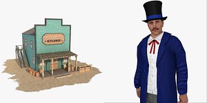 max wild west salesman pack