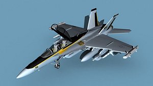 Boeing EA-18G Growler V08 3D model