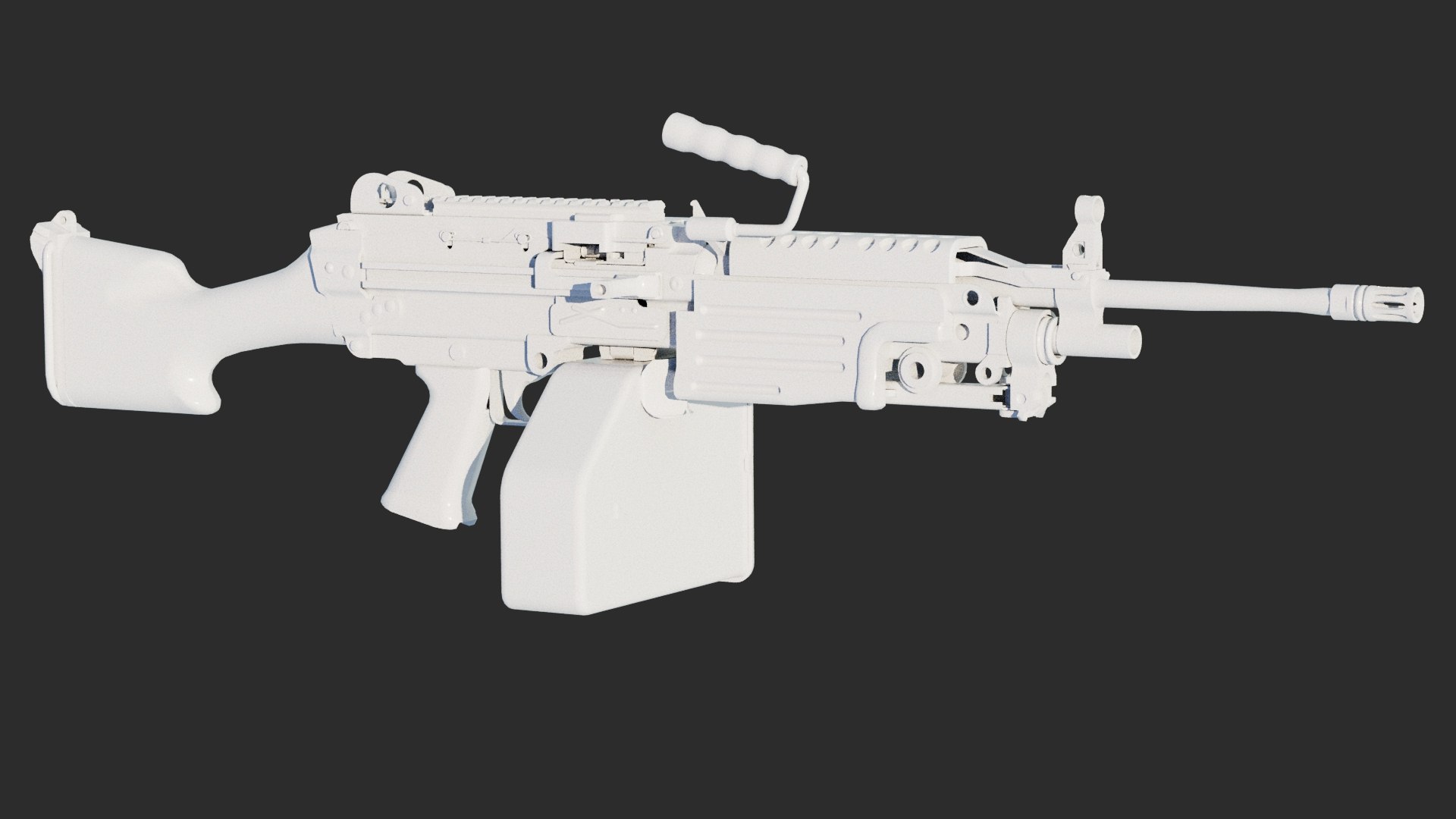 3D model M249 Machine - TurboSquid 2100668