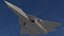 SU57 5TH GEN FIGHTER JET 3D model LOW POLY