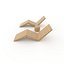 3D model Sun Lounger 02