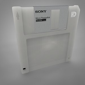 SONY FLOPPY DISK WHITE L160