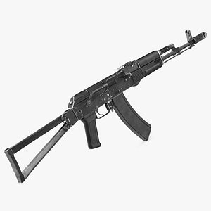 Iconic Assault Rifle AKS 74 3D model