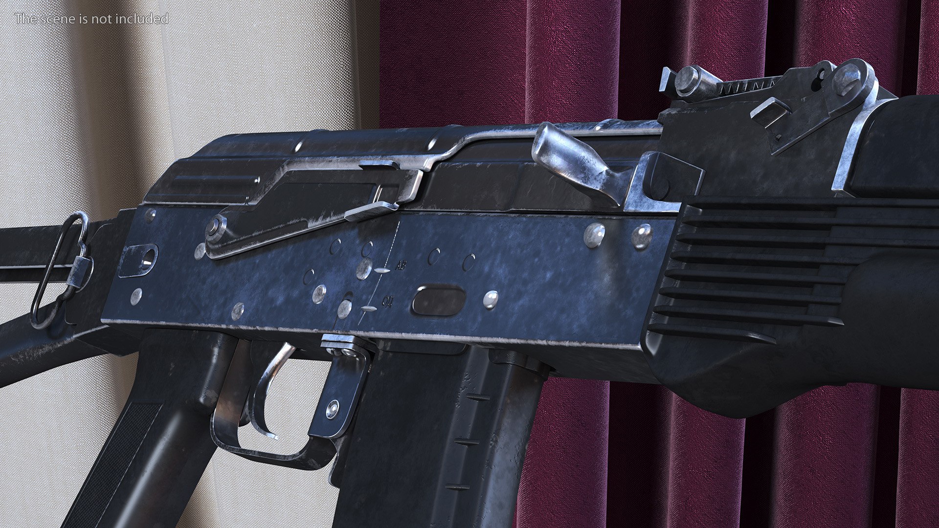 Iconic Assault Rifle AKS 74 3D Model - TurboSquid 2225119