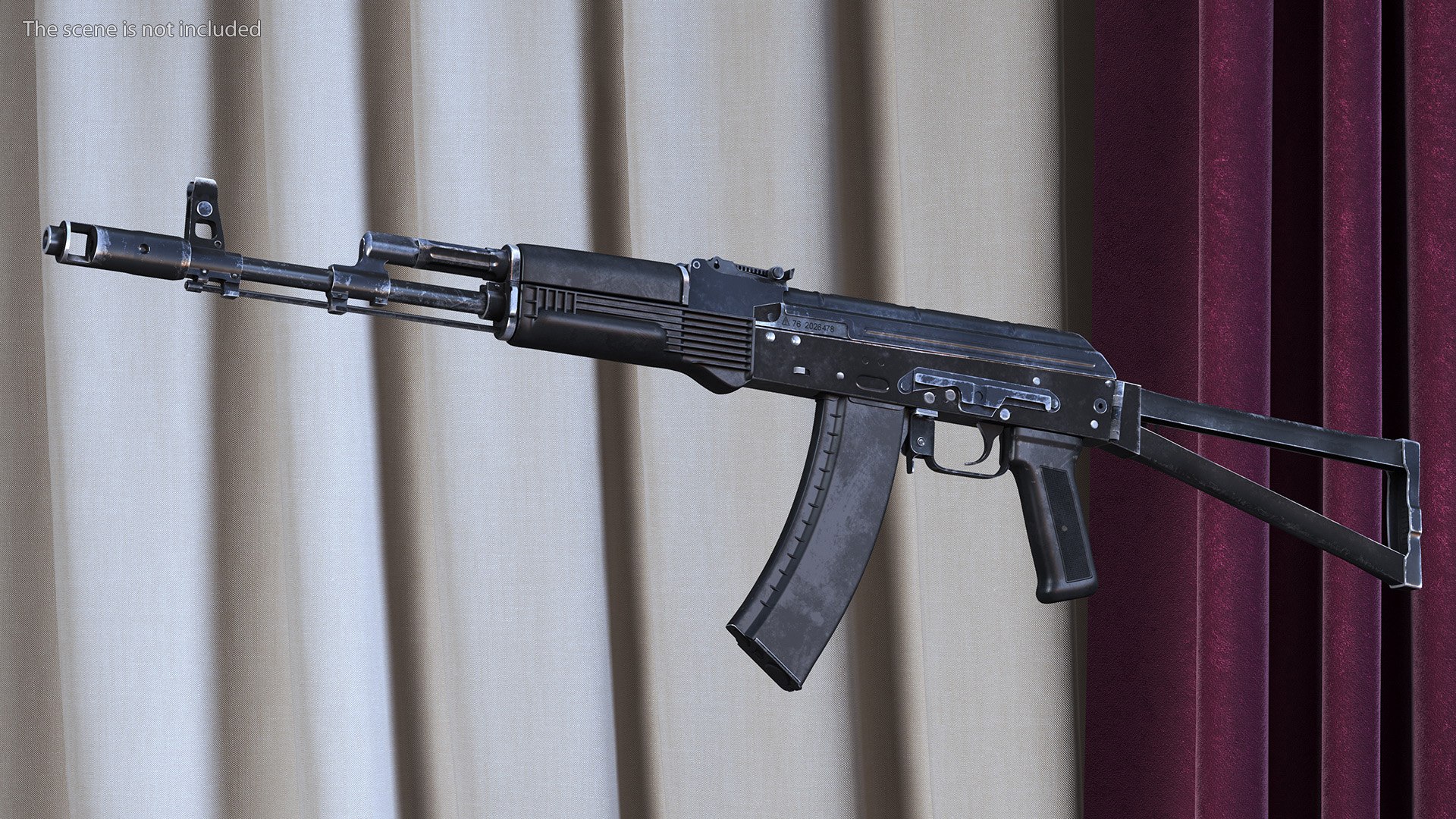 Iconic Assault Rifle AKS 74 3D Model - TurboSquid 2225119