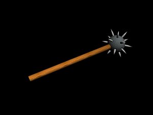 mace wooden 3d 3ds